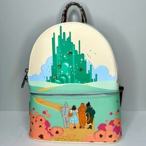 Loungefly Wizard Of Oz Emerald City Mini Backpack Limited Edition Bag